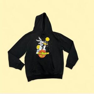 ✨ Space Jam black hoodie Size S✨